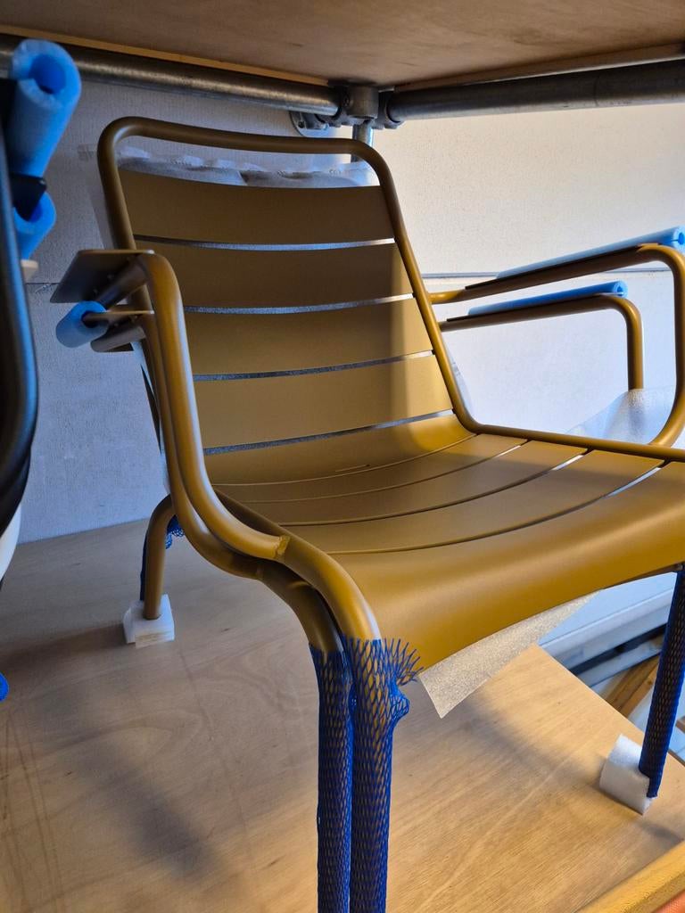 Nieuwe fermob Luxembourg low chairs deze 3 kleuren p/st, Ophalen of Verzenden