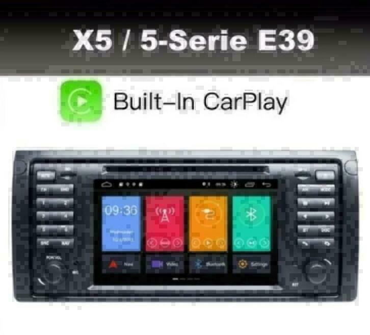 BMW E53 X5 radio navigatie android 10 wifi dab+ carplay usb, Auto diversen, Autoradio's, Nieuw, Ophalen of Verzenden