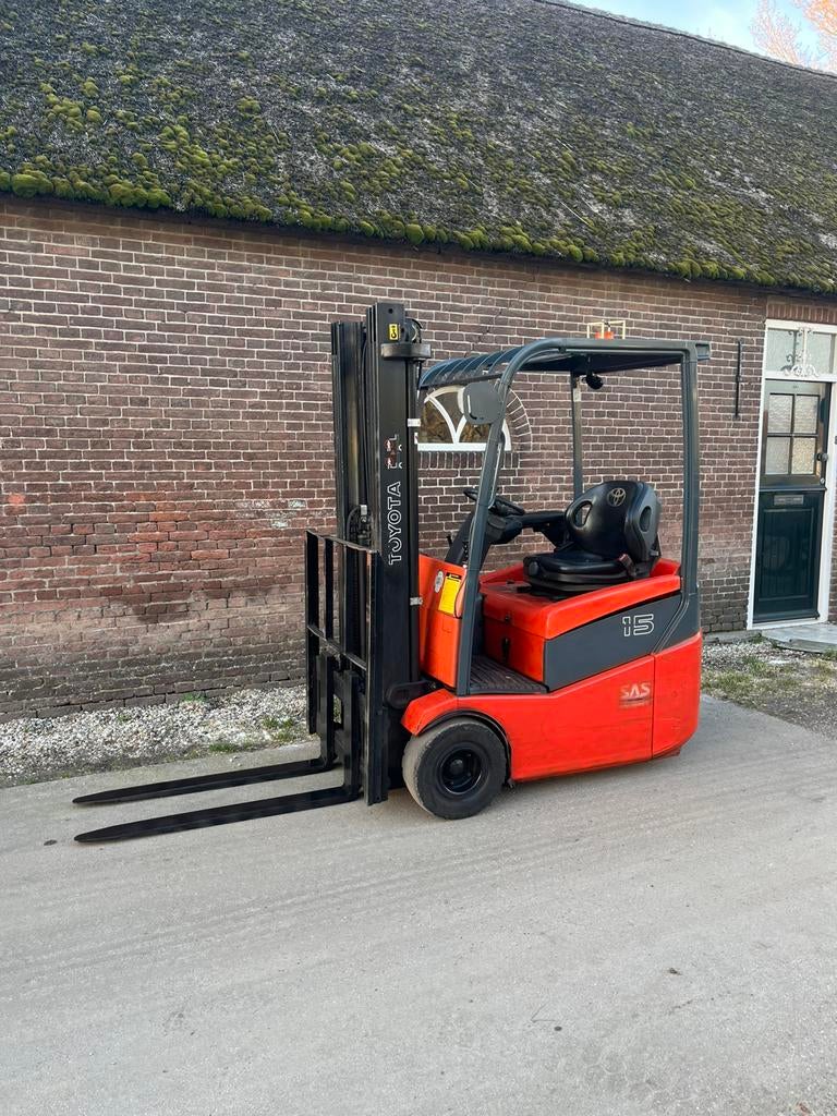 Toyota 7fbest 15 sas 1500kg triplex freelift sideshift✅, 1000 tot 2000 kg, Ophalen of Verzenden, Elektrisch, Heftruck