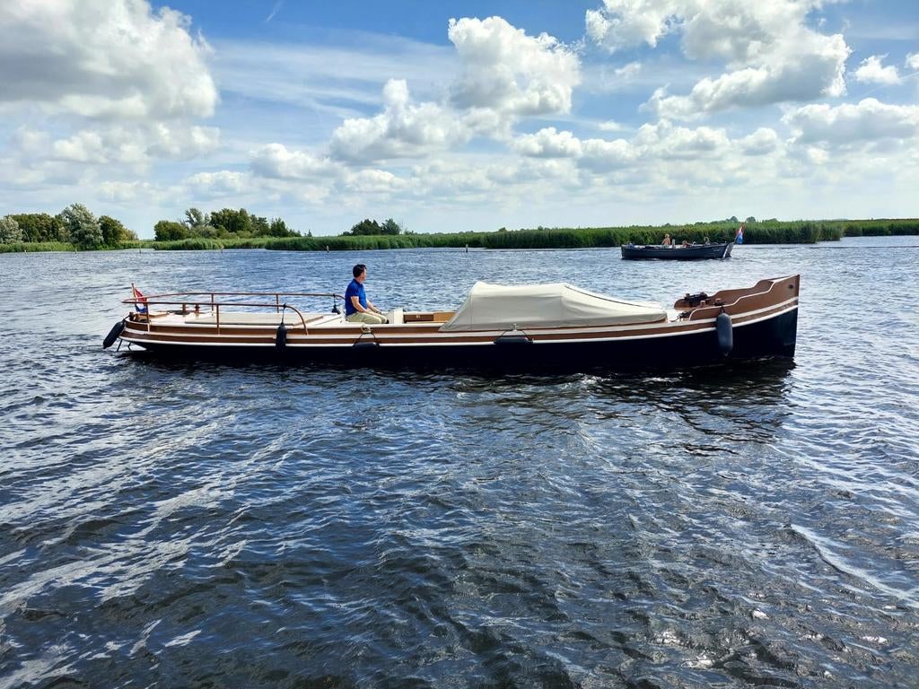 Steilsteven sloep Happy, Watersport en Boten, Sloepen, Gebruikt, Diesel, Staal, Ophalen