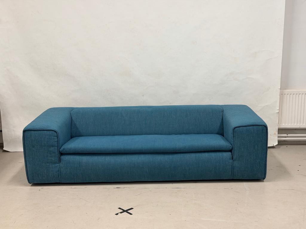 Petrol design bank - zo goed als nieuw!, Huis en Inrichting, Banken | Bankstellen, Ophalen, 250 tot 300 cm, 75 tot 100 cm, Zo goed als nieuw