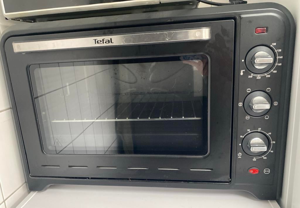 TEFAL OF4958 Optimo Oven - Zwart (lees beschrijving), Ophalen, Minder dan 45 cm, Gebruikt, Oven
