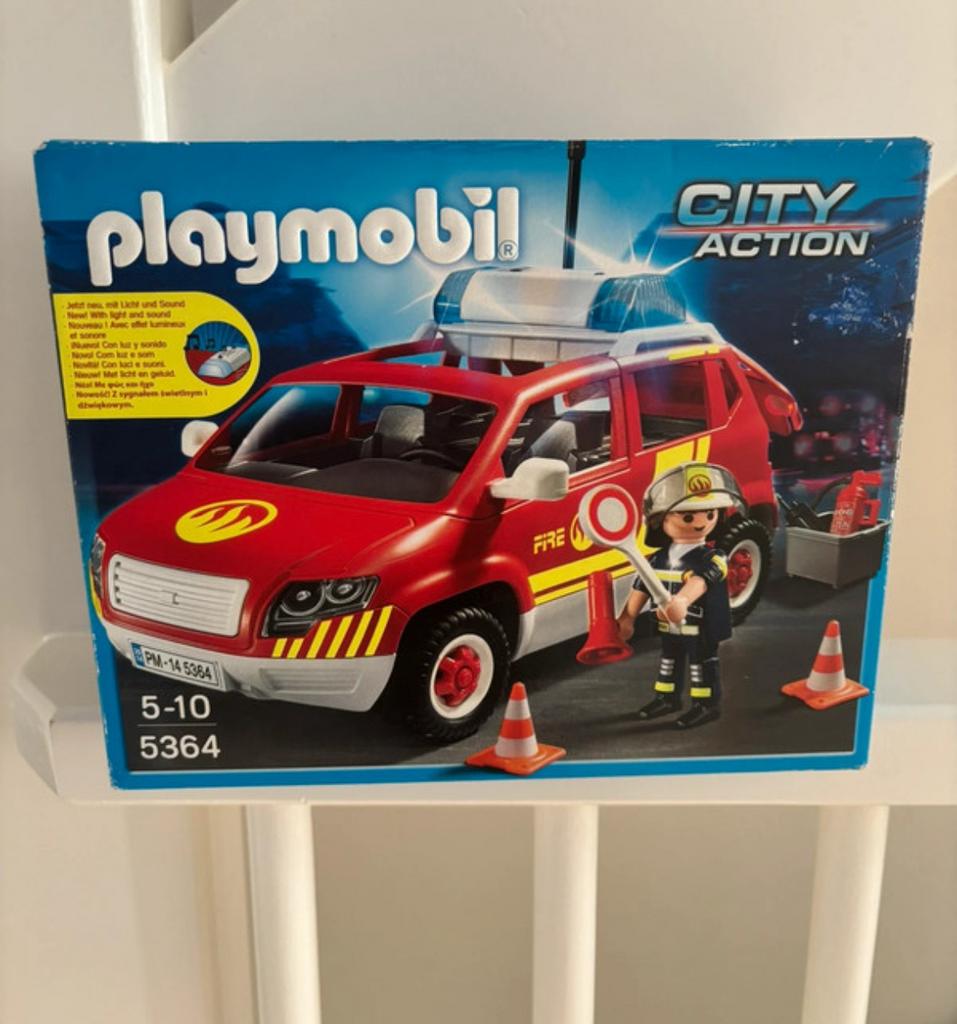 brandweercommandant met dienstwagen met licht en sirene, Ophalen of Verzenden, Nieuw, Complete set