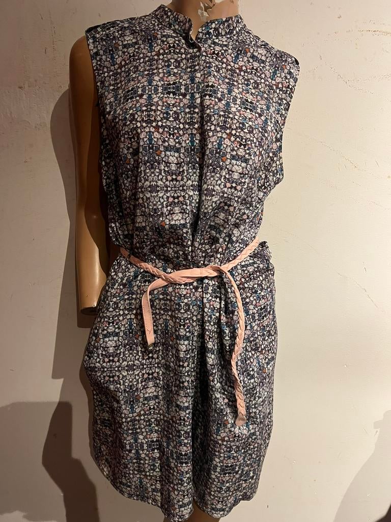 Sissy boy jurk met ceintuurtje maat m zgan, Maat 38/40 (M), Beige, G, B