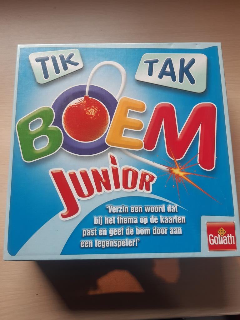 Goliath Tik Tak Boem Junior Spel, Hobby en Vrije tijd, Vijf spelers of meer, Ophalen of Verzenden, Zo goed als nieuw, Goliath