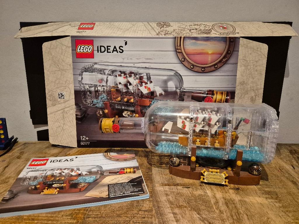 Lego 92177 lego ideas schip in fles, Ophalen of Verzenden, Zo goed als nieuw, Complete set, Lego
