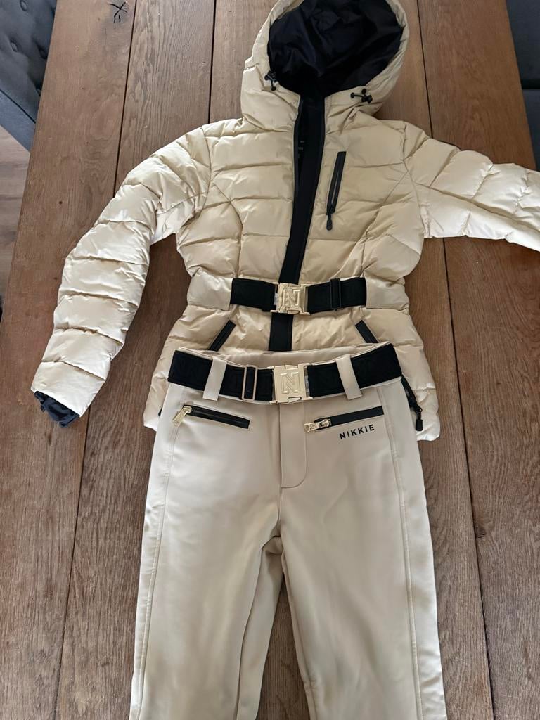 Ski Jas en Broek van Nikkie maat 34, Kleding | Dames, Ophalen of Verzenden, Zo goed als nieuw, Maat 34 (XS) of kleiner, Jack