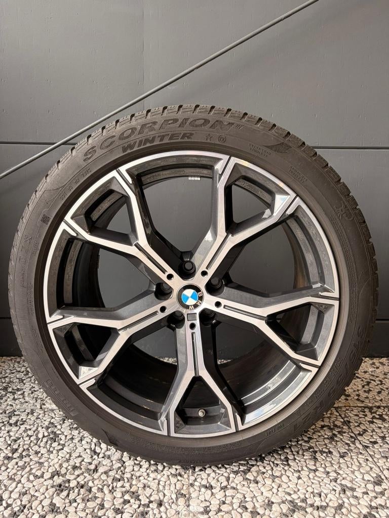 BMW X5 G05 X6 G06 741M 21 inch velgen Pirelli Runflat Winter, Auto-onderdelen, Banden en Velgen, Banden en Velgen, Winterbanden