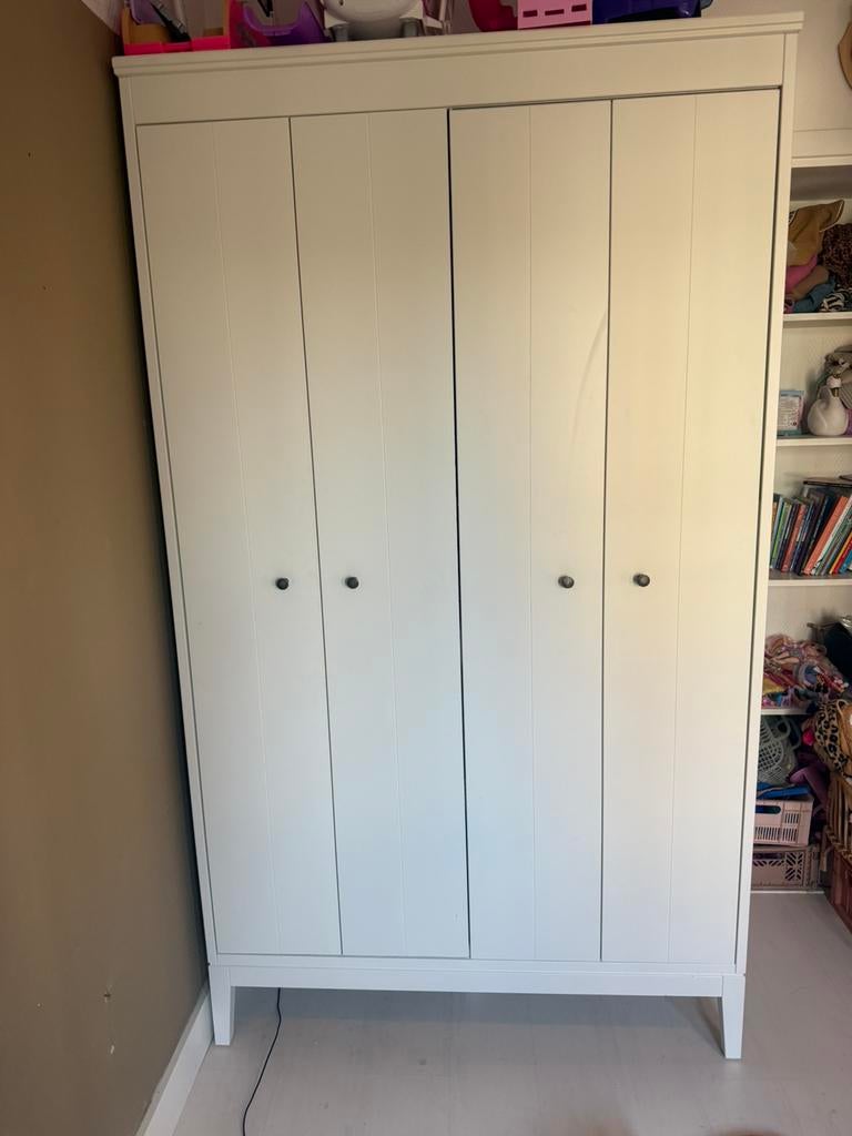 Idanas kledingkast wit ikea, Huis en Inrichting, Kasten | Kledingkasten, Ophalen, Gebruikt, 100 tot 150 cm, 150 tot 200 cm