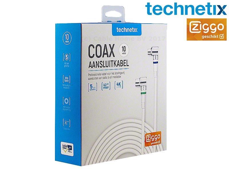 10 Meter Coax kabel, Audio, Tv en Foto, Audiokabels en Televisiekabels, Ophalen of Verzenden, Nieuw, 10 meter of meer, Coaxiale kabel