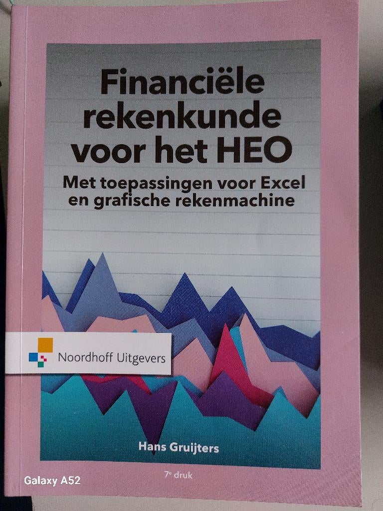 financiële rekenkunde voor het HEO, Boeken, Zo goed als nieuw, Beta, Hans Gruijters, HBO