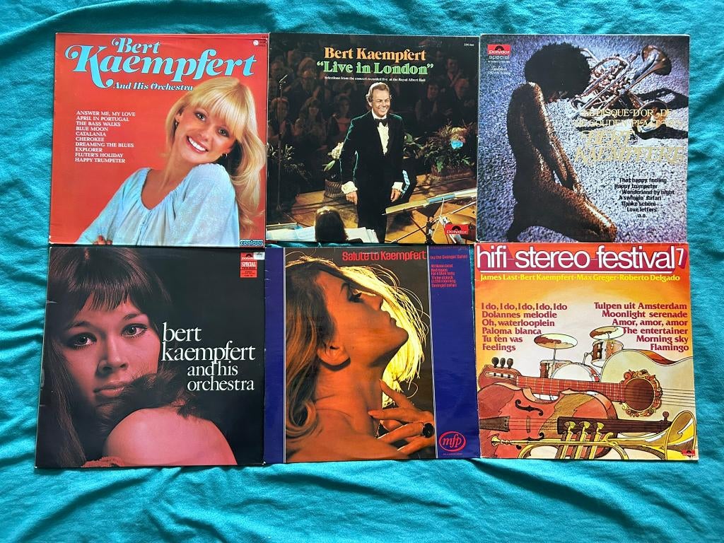 13 LP's Bert Kaempfert (ook per stuk te koop), Ophalen of Verzenden, Gebruikt, 12 inch, Overige genres