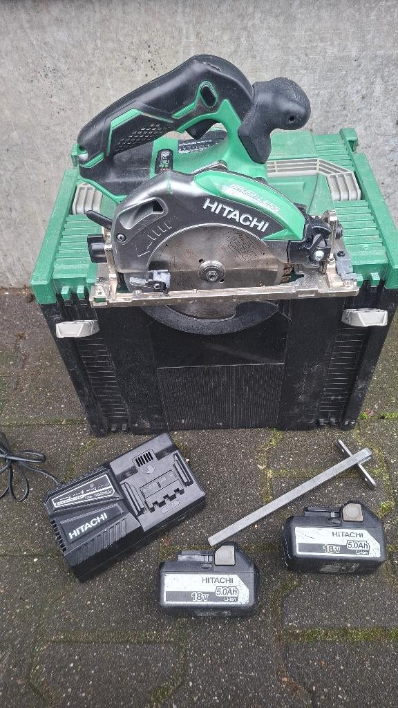 Hitachi / Hikoki C18DBAL accu cirkelzaag zaagmachine, ,, Ophalen of Verzenden, Zo goed als nieuw, ,