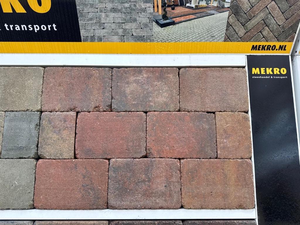 stonique trommel 20x30x6 oud bruin, Tuin en Terras, Klinkers, Nieuw, Ophalen of Verzenden, 10 m² of meer