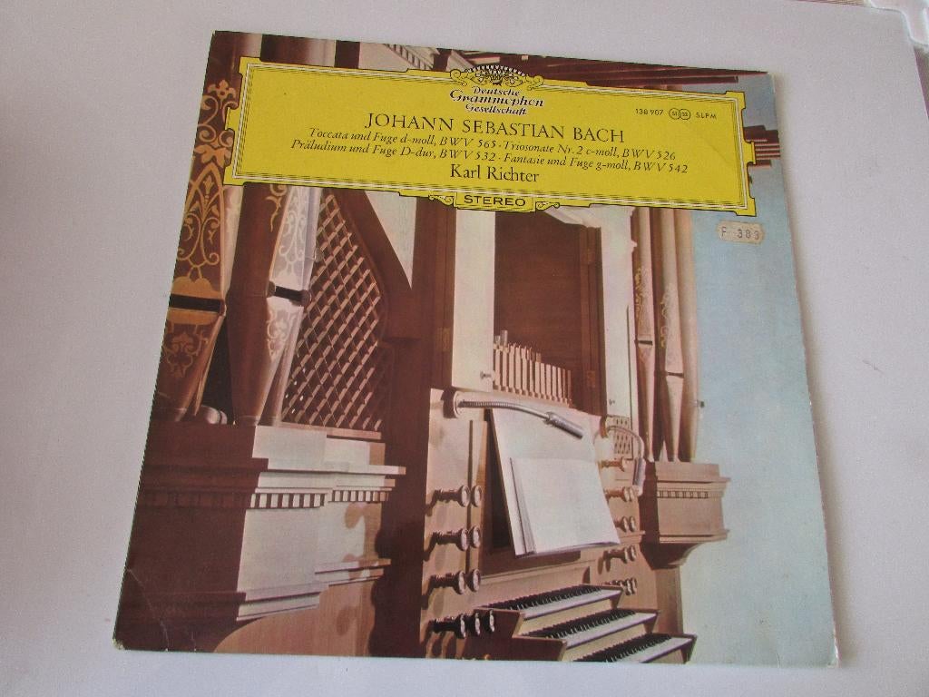 JOHANN SEBASTIAN BACH, KARL RICHTER, LP, Gebruikt, Opera of Operette, Ophalen of Verzenden, 12 inch