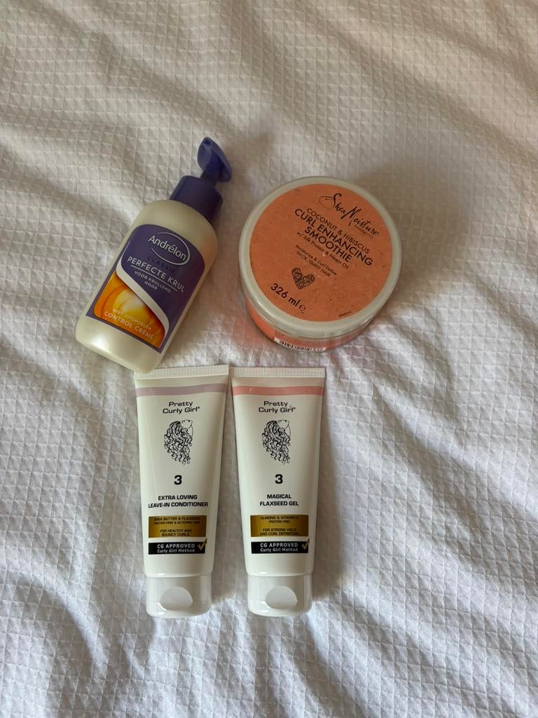 Pretty curly girl producten + shea moisture + andrelon, Ophalen of Verzenden, Zo goed als nieuw, Shampoo of Conditioner