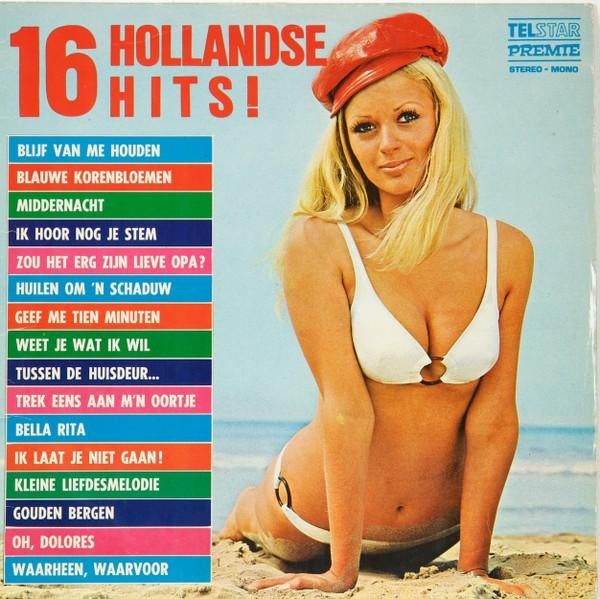 16 Hollandse Hits LP - Telstar Premie, Cd's en Dvd's, Ophalen of Verzenden, Gebruikt, 12 inch, Levenslied of Smartlap