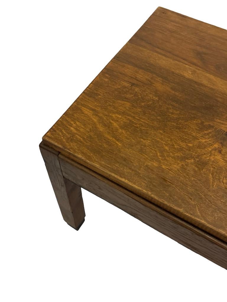 Art Deco Salontafel Eiken Design Minimalist Jaren 50, Ophalen, Art Deco, Gebruikt, Art Deco