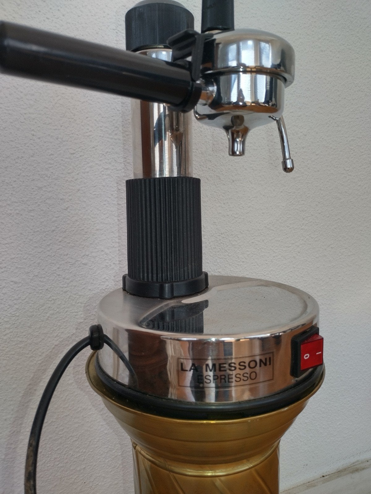la messoni espresso machine, Stoompijpje, Espresso apparaat, Gemalen koffie, Ophalen of Verzenden