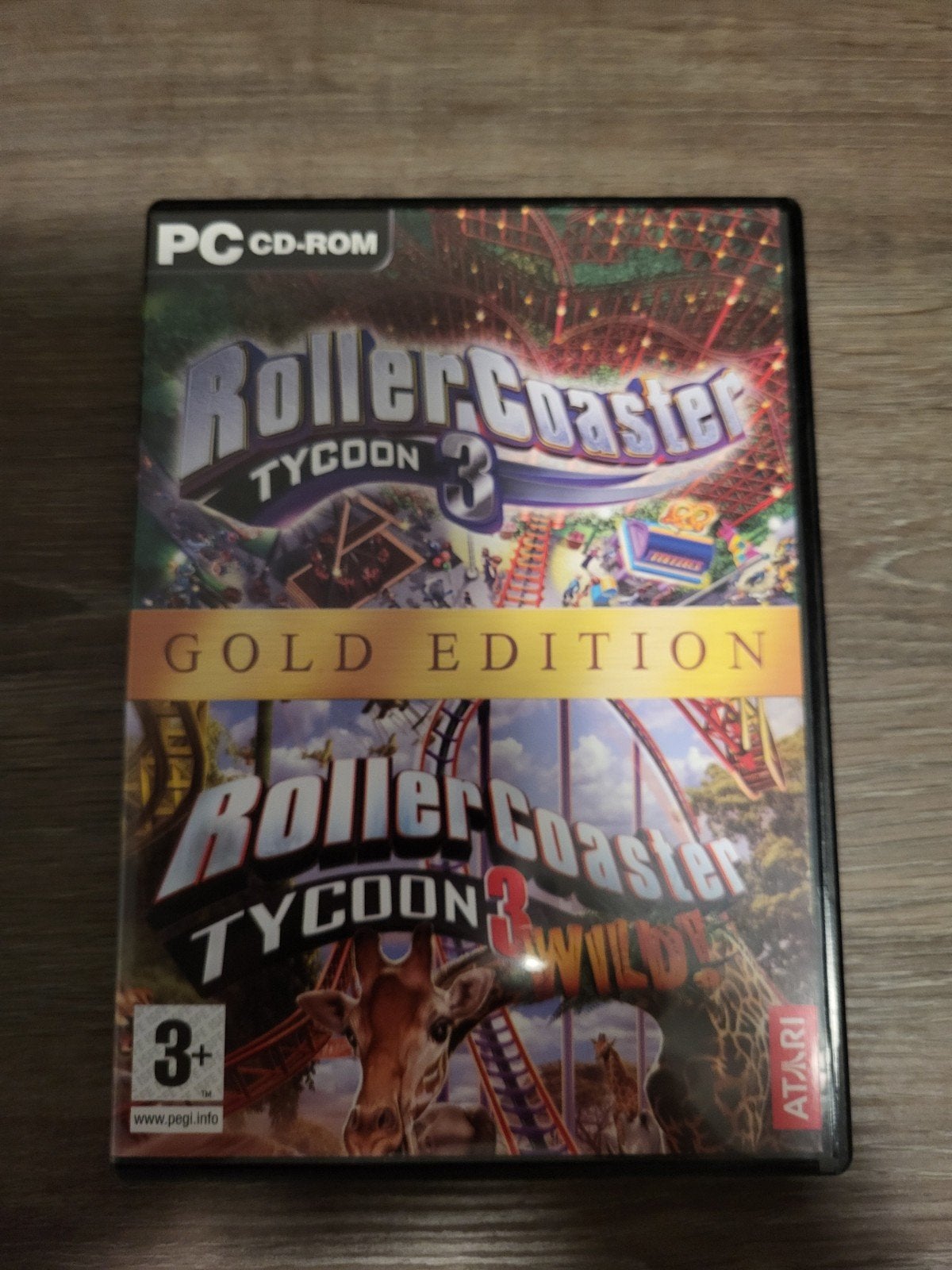 RollerCoaster Tycoon 3 Gold Edition PC CD-ROM, Gebruikt, 1 speler, Ophalen of Verzenden, Vanaf 3 jaar
