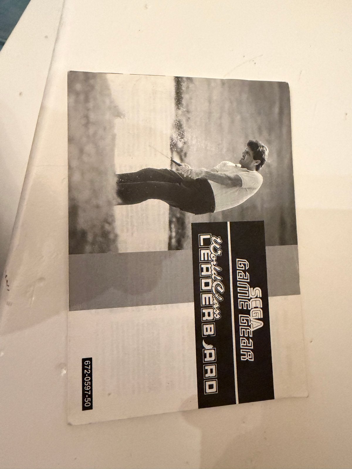 Sega Game Gear World Class Leader Board handleiding, Ophalen of Verzenden, Gebruikt, Sport, Game Gear