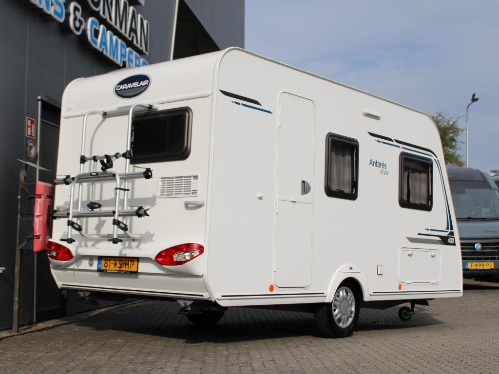 Caravelair Antares Style 400 Voortent Fietsrek Luifel, Overige typen, Bedrijf, Treinzit, 750 - 1000 kg