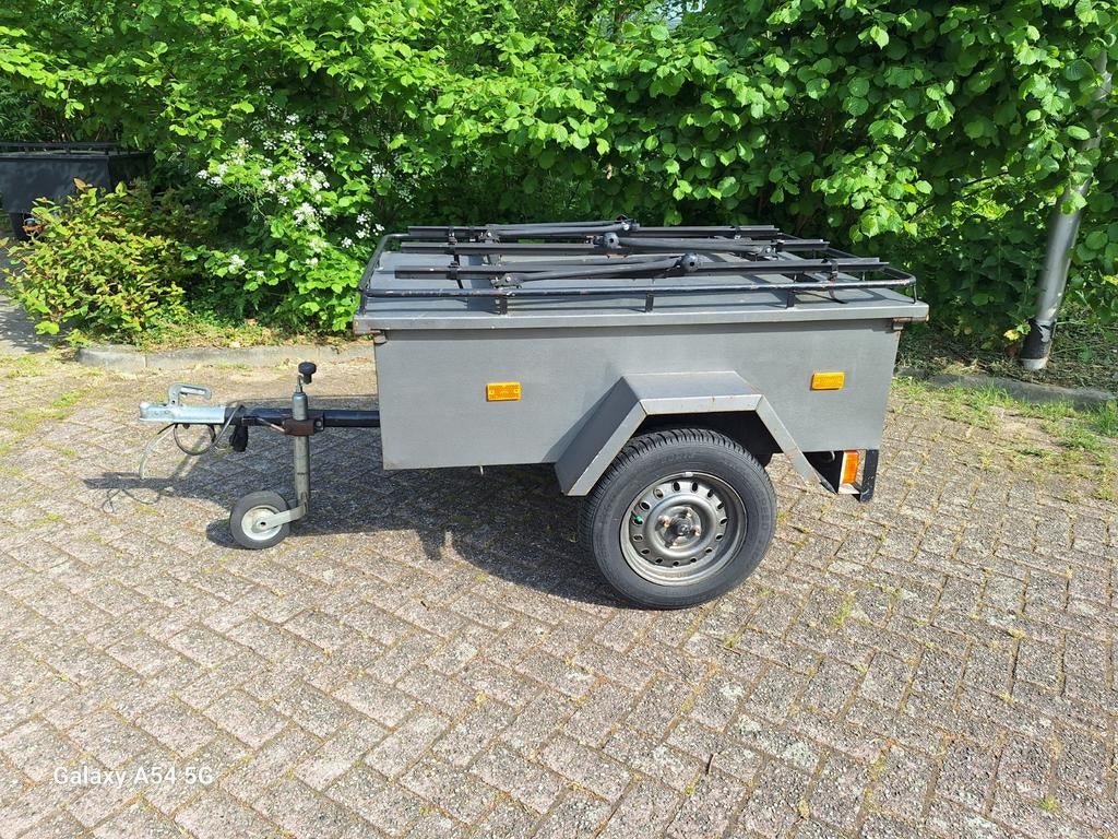Gookar bagagewagen met 3 fietsendragers en sterke veer, Ophalen