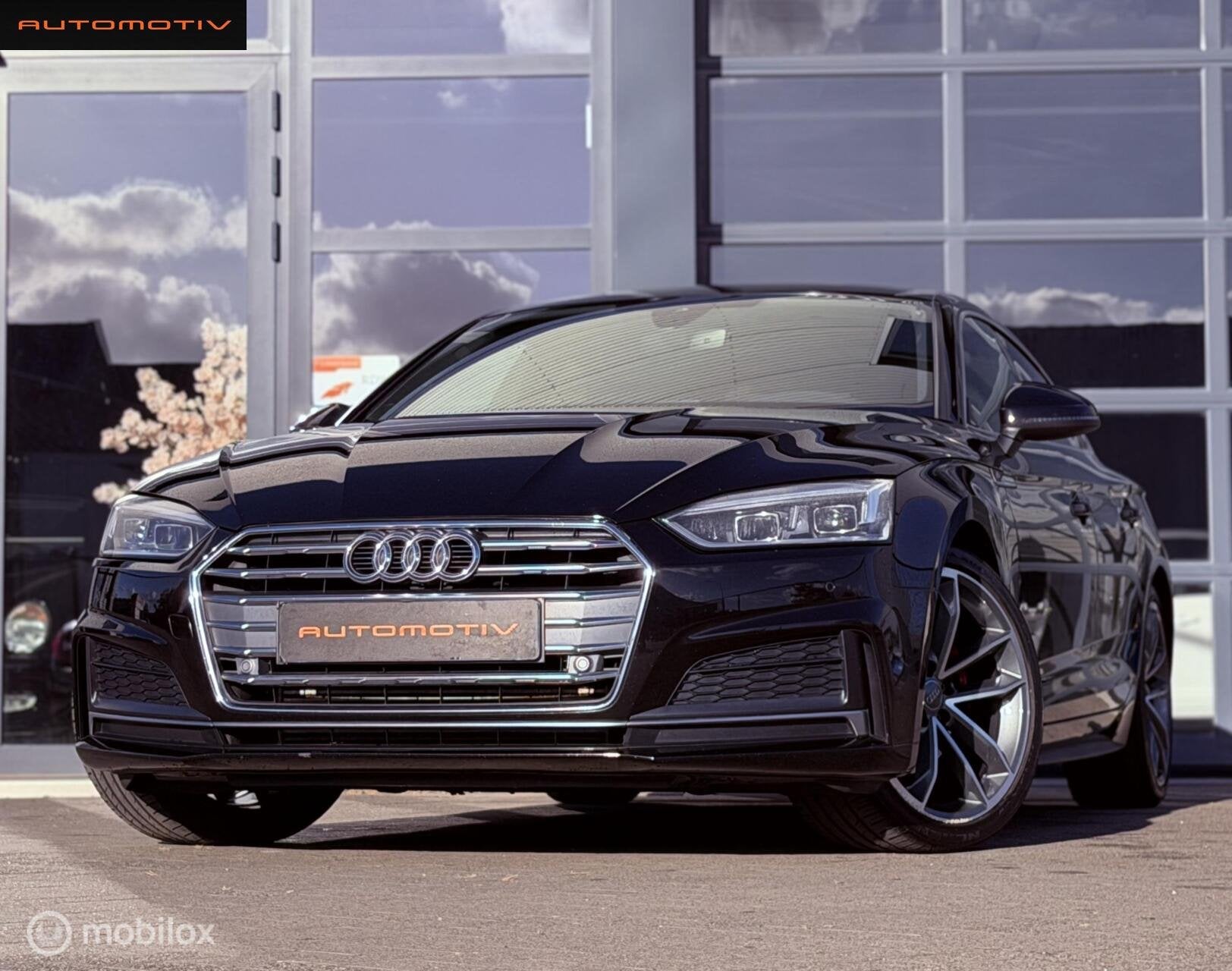 Audi A5 Sportback 2.0 TFSI 3X S LINE / VIRTUAL / B&O / CAMER, Auto's, Gebruikt, Euro 6, 1435 kg, Zwart