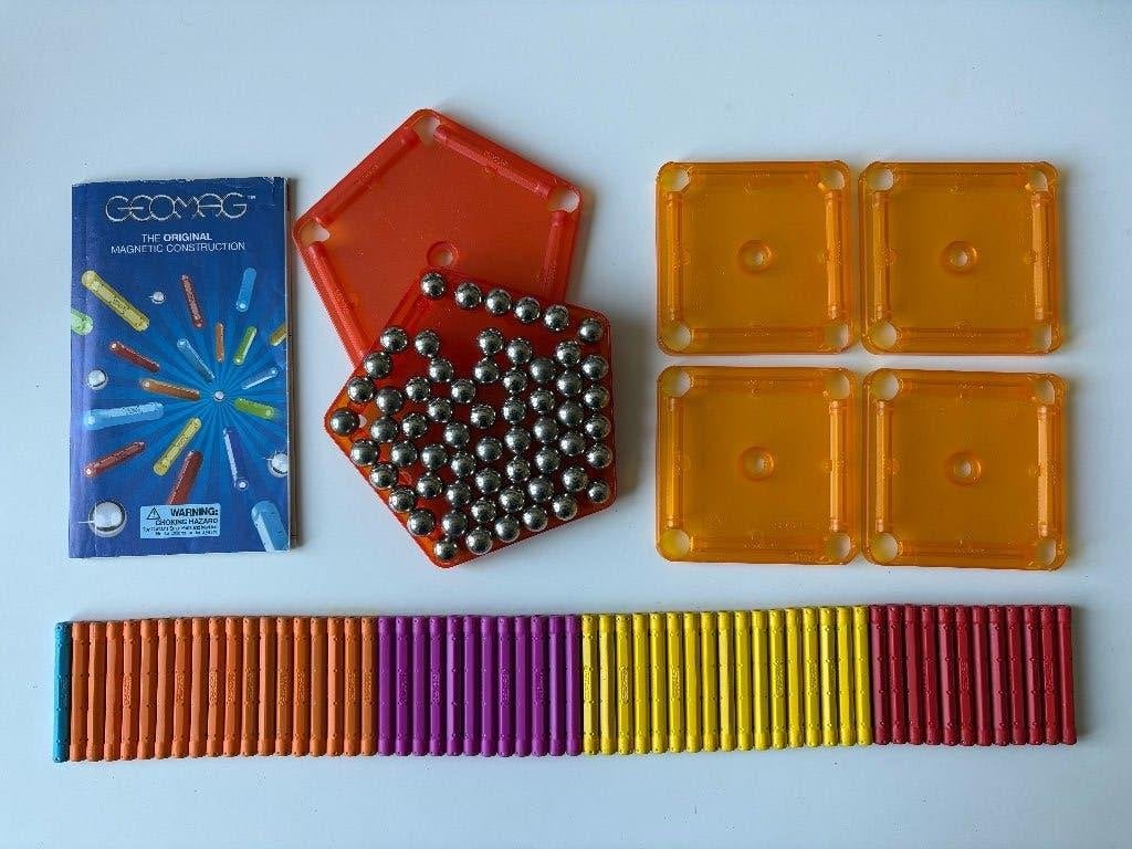 Geomag Color 127 stuks, Ophalen of Verzenden, Gebruikt, Overige merken
