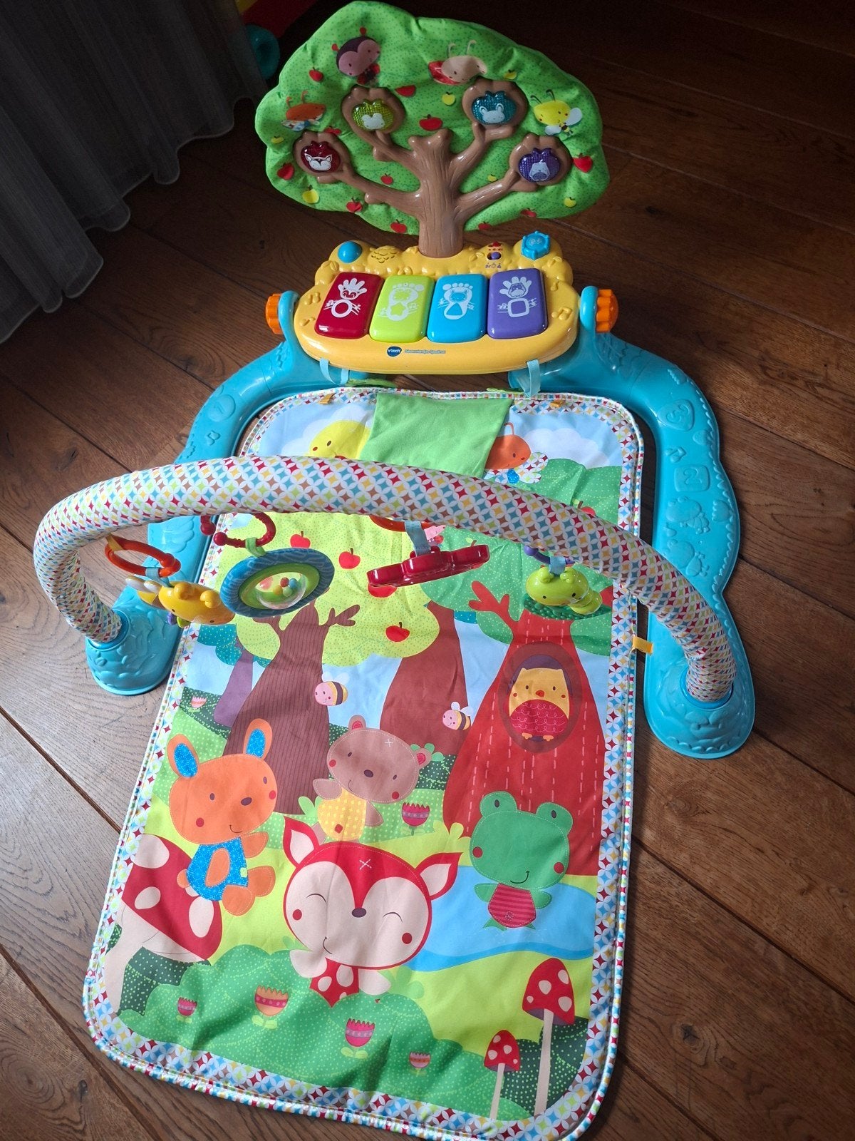 VTech Speelmat met piano en babygym, Kinderen en Baby's, Ophalen, Gebruikt, Babygym, Met licht
