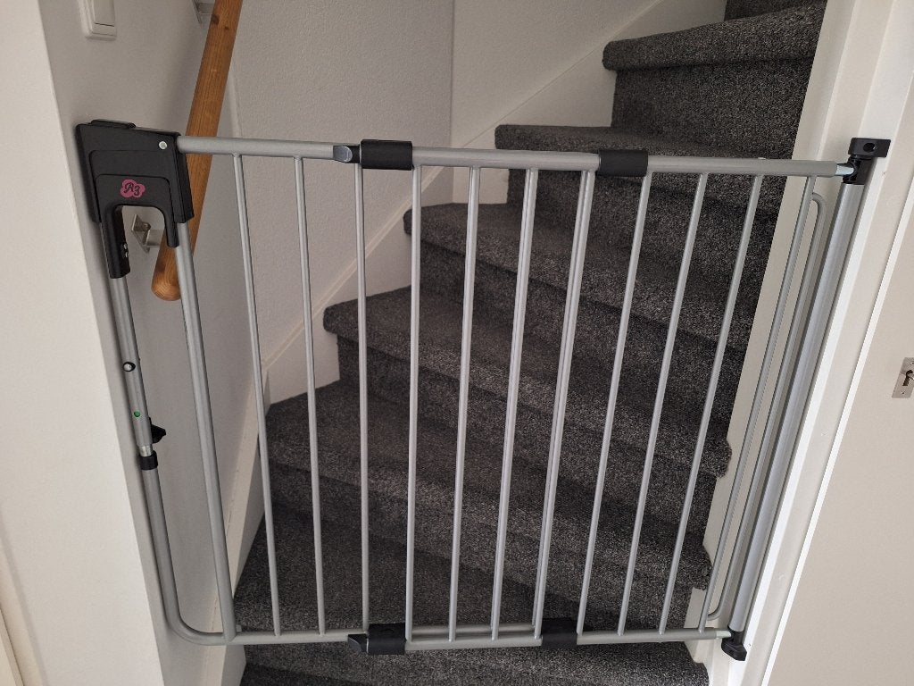 a3 safetydoor traphek grijs, Ophalen, Zo goed als nieuw, 115 cm of meer, Metaal of IJzer