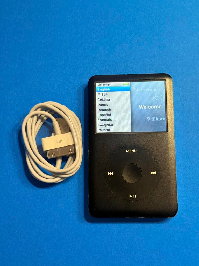 Apple iPod Classic 6e Generatie zwart 80GB, Audio, Tv en Foto, Mp3-spelers | Apple iPod, 40 GB en meer, Gebruikt, Classic, Zwart