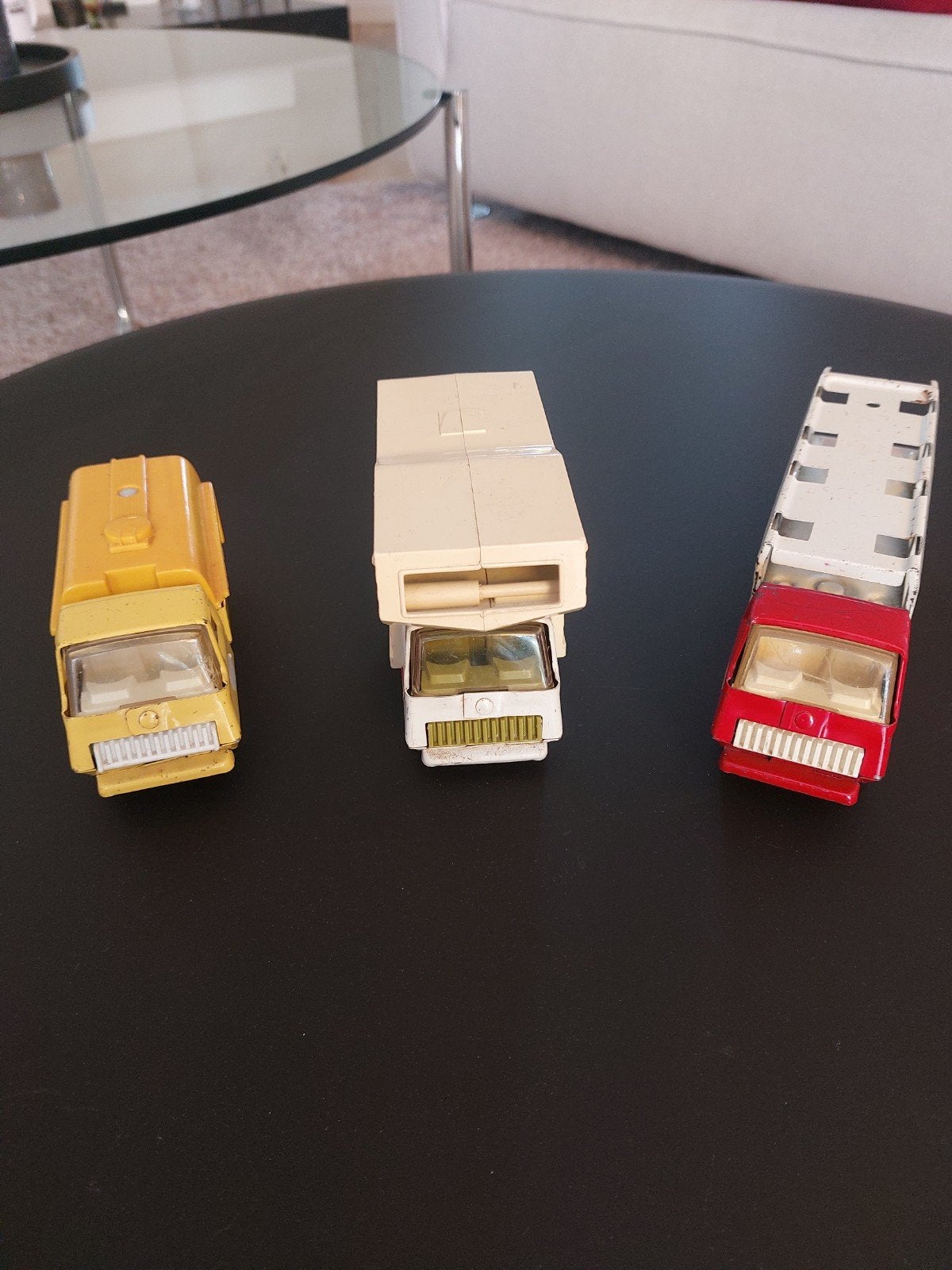 Set van 3 vintage speelgoedauto's (Tonka, Shell), Ophalen of Verzenden, Gebruikt