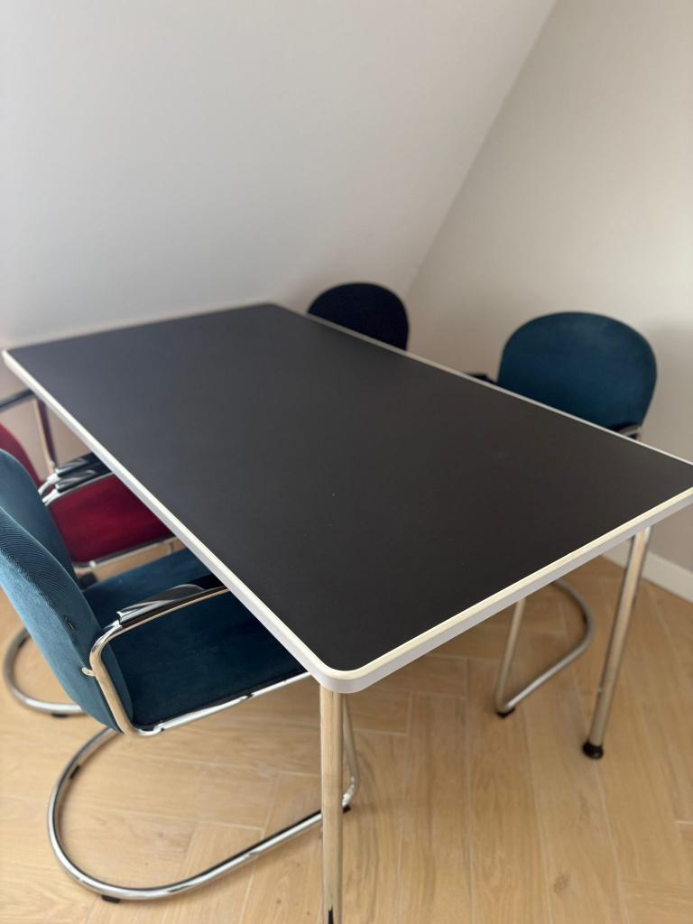 Gispen 515 tafel 160*90 in goede staat, Ophalen, Overige materialen, Gebruikt, 50 tot 100 cm