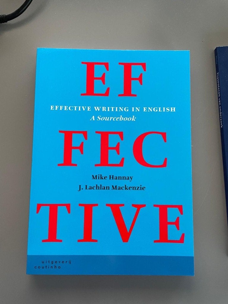 Effective writing in English - M. Hannay & J. L. Mackenzie, Ophalen of Verzenden, WO, Alpha, M. Hannay & J. L. Mackenzie