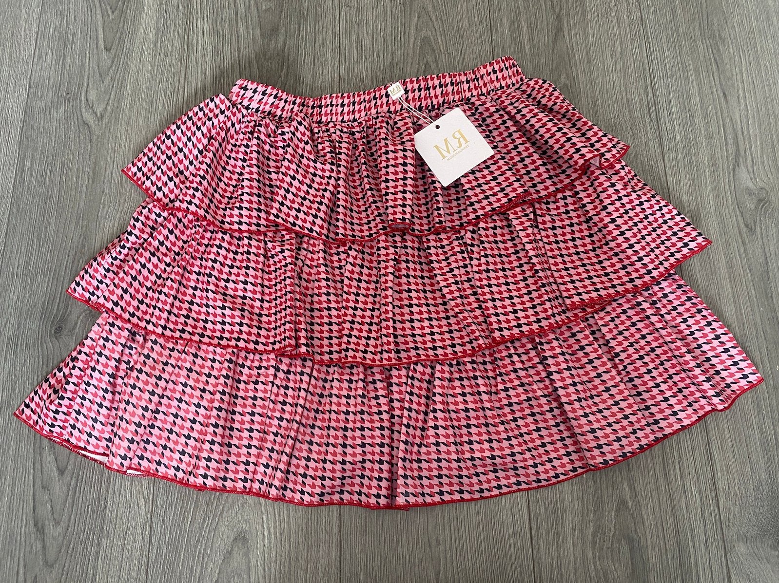 Maison runway roze layer ruffle rok skirt mt M, Maat 38/40 (M), Ophalen of Verzenden, Zo goed als nieuw, Roze