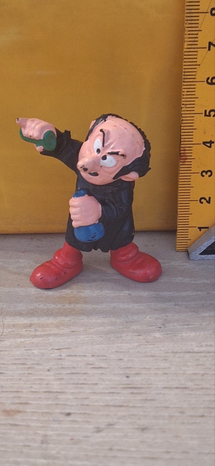 smurf poppetje gargamel uit 1978 (111026), Verschillende Smurfen, ., Schleich, Ophalen of Verzenden