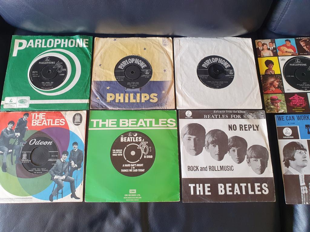 The Beatles - 28 singles, Cd's en Dvd's, Vinyl Singles, Ophalen of Verzenden, Gebruikt, Pop