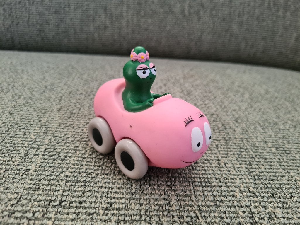 Barbapapa plastoy barbamobiles auto car roze, Plastoy, Gebruikt, Ophalen of Verzenden, Nvt
