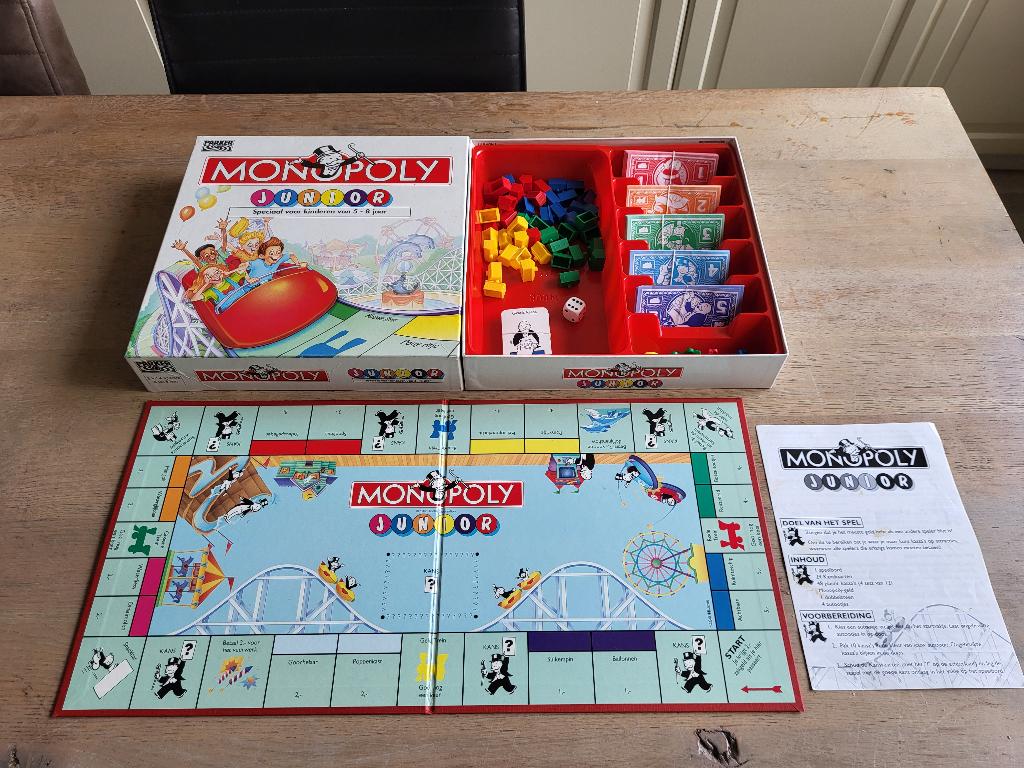 spel Monopoly junior kermis zgan! vintage, Hobby en Vrije tijd, Gezelschapsspellen | Bordspellen, Een of twee spelers, Ophalen of Verzenden