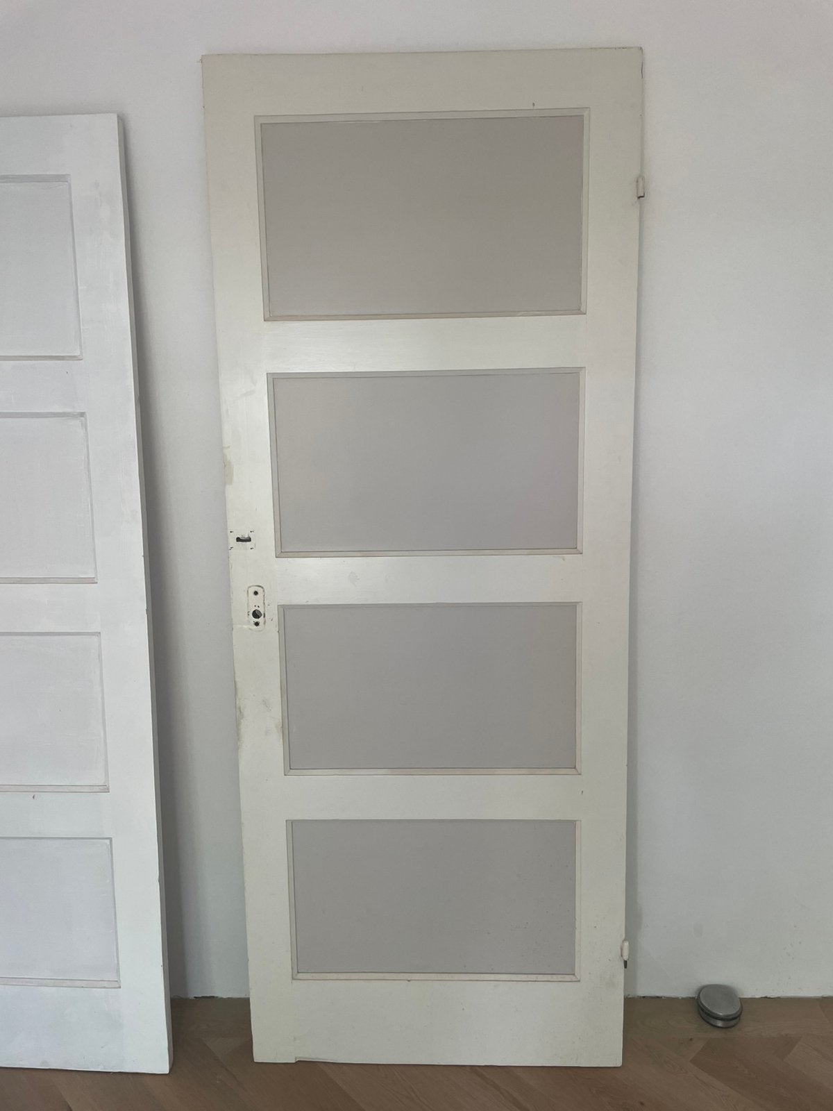 Jaren 30 binnendeur paneeldeur - 211,3x83,1x3,5 cm, Ophalen, Gebruikt, 80 tot 100 cm, Binnendeur