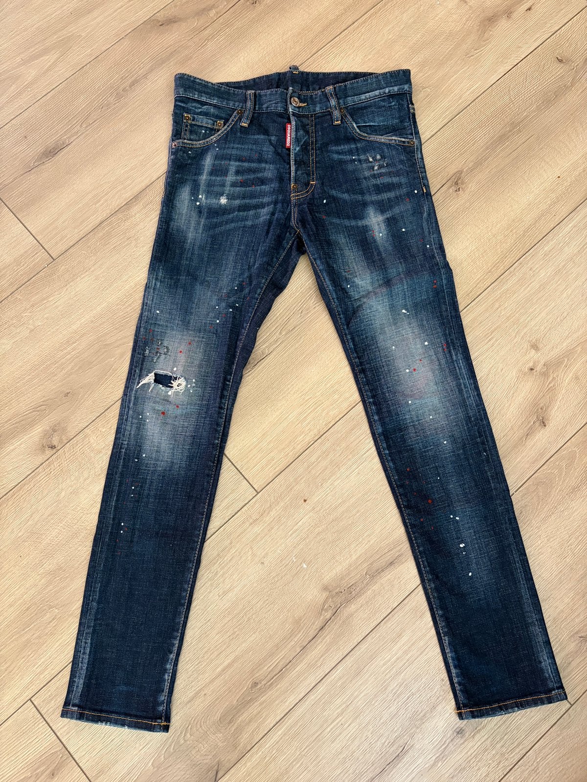 Dsquared2 Jeans - Maat 44 (valt als 28W/29W), Ophalen of Verzenden, Gedragen, Blauw, W32 (confectie 46) of kleiner