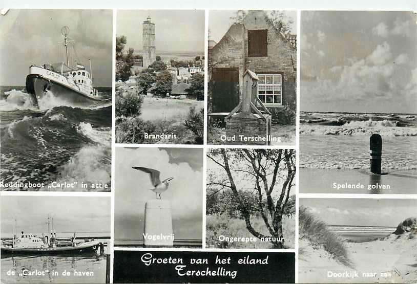 377-144-001 Terschelling Multiview, Verzamelen, Verzenden, Voor 1920, Friesland