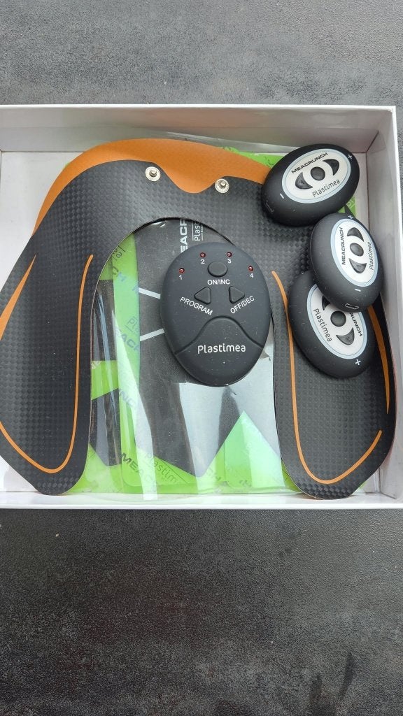 Plastimea MEACRUNCH EMS spierstimulator – complete set, Sport en Fitness, Ophalen of Verzenden