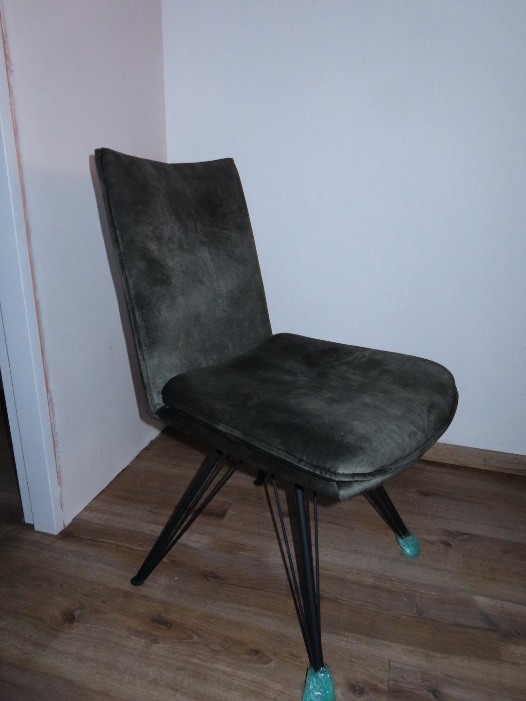 4 Haco Velvet Eetkamerstoelen – mooie staat + bon aanwezig, Huis en Inrichting, Stoelen, Ophalen of Verzenden, Zo goed als nieuw
