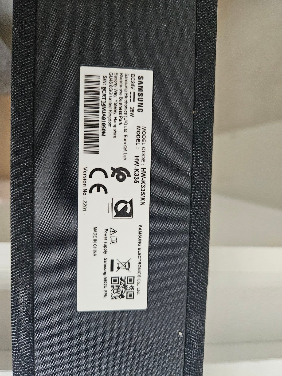 Samsung Soundbar geen kabel, Ophalen, Zo goed als nieuw