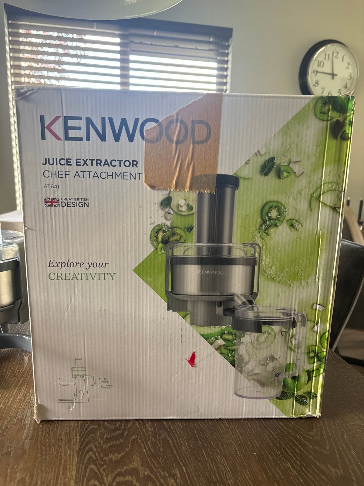Kenwood Sapcentrifuge Chef Opzetstuk AT641, Overige typen, Kunststof, Nieuw, Ophalen of Verzenden