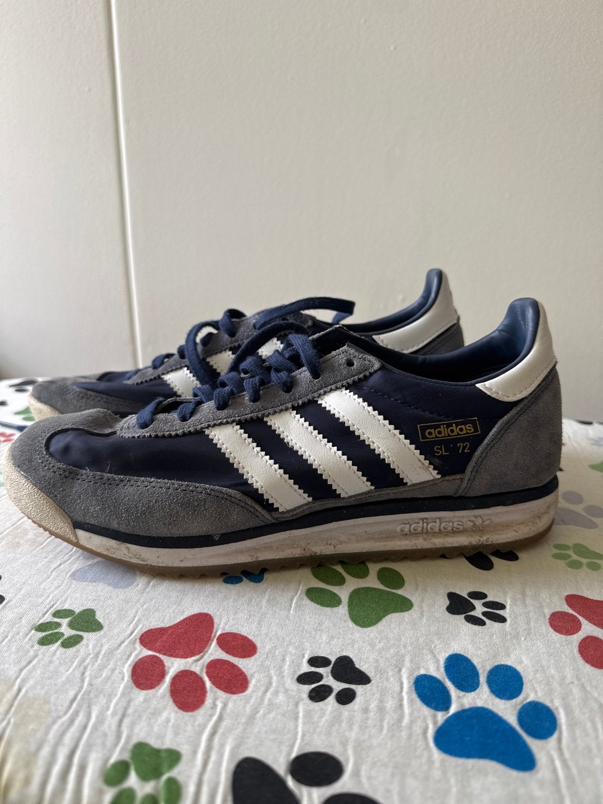 Adidas SL '72 sneakers - Maat 40, Ophalen, Gedragen, Blauw, Sneakers of Gympen