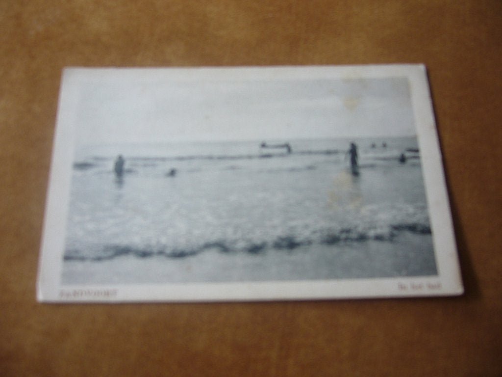 ZANDVOORT  =  IN HET BAD  BRIEFKAART 1919, Ophalen of Verzenden, Voor 1920, Gelopen, Noord-Holland