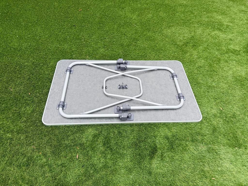 Lichte en stevige campingtafel (120x70 cm), z.g.a.n., Ophalen, Zo goed als nieuw, Campingtafel